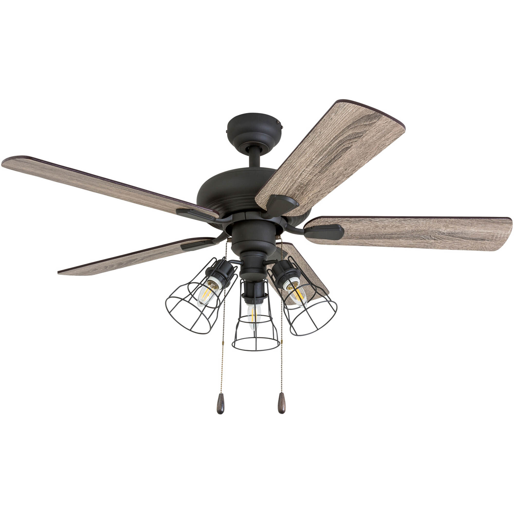 Honeywell, 42in. Madison County Ceiling Fan , Bronze, Fan Diameter 42 in, Fan Blade Span 40-49 Air Delivery 3128 cfm, Model# 50752